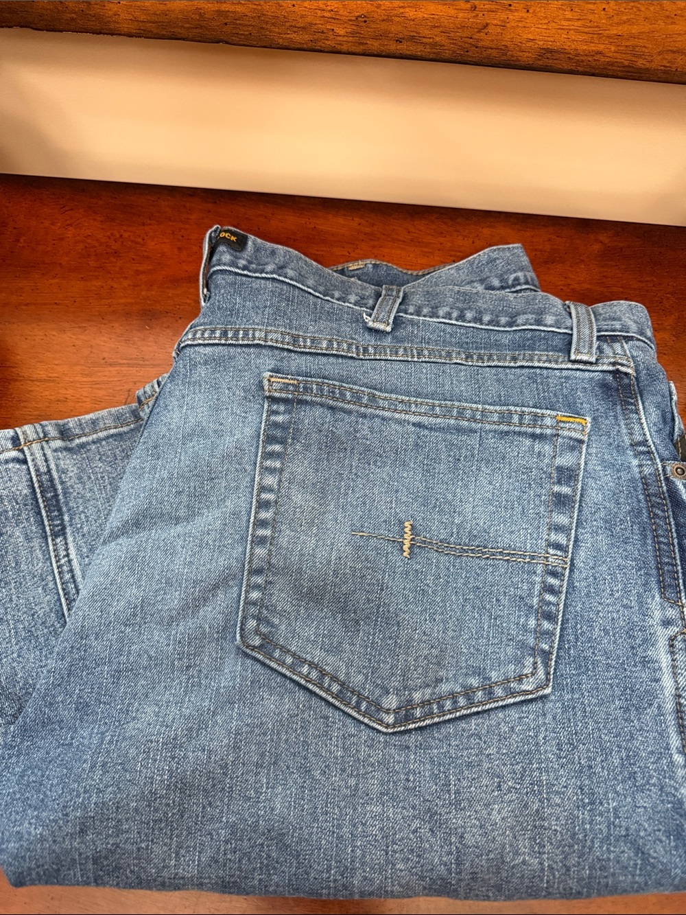 Classic Men's Blue Denim Jeans Ariat 38x34